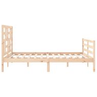 Рамка за легло с табла King Size масивно дърво