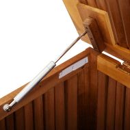 Градинска кутия за съхранение 200x80x75 см акациево дърво масив