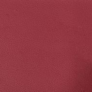 Кресло с табуретка, виненочервено, 60 см, изкуствена кожа