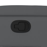 Изправящ реклайнер стол, сива, изкуствена кожа