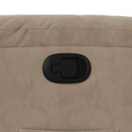 Изправящ реклайнер стол, таупе, микрофибърен текстил