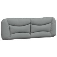 Рамка за легло без матрак Hvar, светлосива, 160x200 см, плат