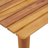 Градински столове с маса 3 pcs Черно 45 x 45 x 40 cm