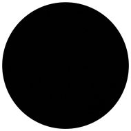 Маса за кафе, черна, 40 см, закалено стъкло