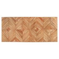 Трапезна маса, 200x90x76 см, акациево и мангово дърво масив