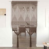 Завеса макраме, таупе, 140x240 см, памук