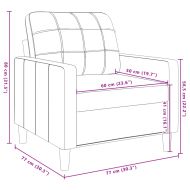 Комплект дивани от 3 части, с възглавници, син, кадифе