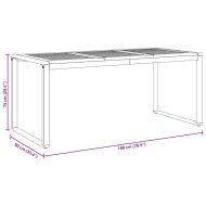 Комплект за хранене в градината 5 pcs сиво и кафяво