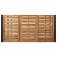 Комплект за хранене в градината 7 pcs Черно и кафяво