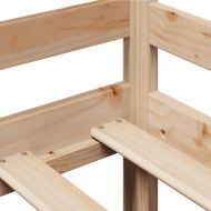 Легло с чекмеджета, без матрак, 80x200 см, масивно дърво