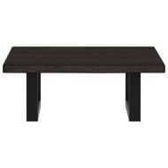 Стенен рафт за мивка, стомана и масивно дърво дъб