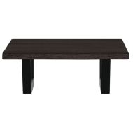 Стенен рафт за мивка, стомана и масивно дърво дъб