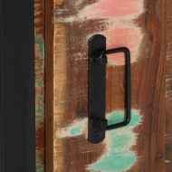 Комплект мебели за баня 3 pcs Кафяво Солидно мангово дърво