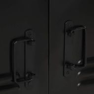 Комплект мебели за баня 3 pcs Кафяво Солидно възстановено дърво