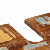 Комплект мебели за баня 4 pcs Кафяво Солидно мангово дърво