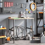 Работна маса 100x60x(71,5-98) cm Дъб от масивна дървесина