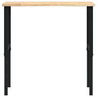 Работна маса 100x60x(71,5-98) cm Дъб от масивна дървесина