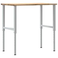 Работна маса 100x60x(71,5-98) cm Дъб от масивна дървесина