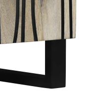 Комплект мебели за баня с чекмедже 3 pcs Бяло Инженерно дърво