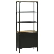 Висок шкаф Кафяво 70 x 35 x 180 см Масивна дървесина от манго