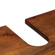 Комплект шкафове за баня с чекмедже с врата 3 pcs Меден кафяв