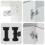 Комплект кухненски шкафове от 8 части Kalmar, инженерно дърво