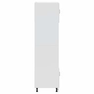 Шкафове за фурна 2 бр. "Lucca" бели, инженерно дърво