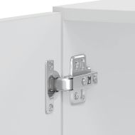 Шкафове за фурна 2 бр. "Lucca" бели, инженерно дърво