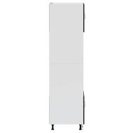 Шкафове за фурна 2 бр Porto, черен, инженерно дърво