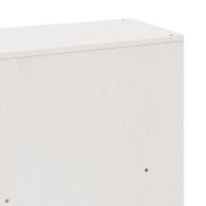 Легло с етажерка за книги, без матрак, 180x200 см, бор масив