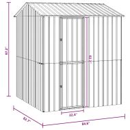 Клетка за птици Антрацит 215 x 210 x 247 см Поцинкована стомана