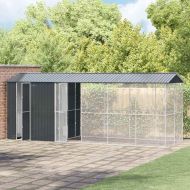 Клетка за птици Антрацит 645 x 208 x 247 см Поцинкована стомана