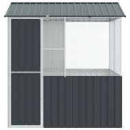 Клетка за птици Антрацит 215 x 209 x 230 см Поцинкована стомана