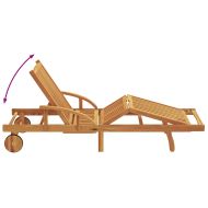 Шезлонг 2 pcs Таупе 40 x 40 x 40cm Масивна акациева дървесина