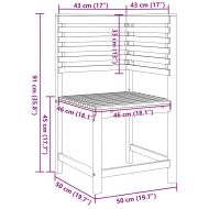 Комплект градинска пейка 5 pcs Кафяво Акациево дърво масив