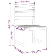 Градински бистро комплект 3 pcs Кафяво Акациево дърво масив