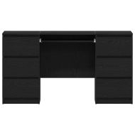 Бюро с чекмедже Черния дъб 140 x 50 x 76 см Инженерно дърво