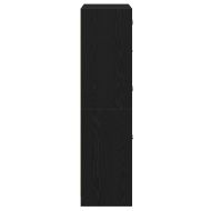 Висок шкаф Черно 68 x 37 x 142 см Инженерно дърво