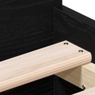 Рамка за легло Черния дъб 193 x 78 x 50 см Инженерно дърво