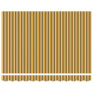 Сгъваем навес Жълт и сив и бял 350 x 250 cm текстил