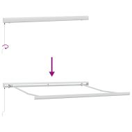 Сгъваем навес Многоцветен 350 x 250 cm Текстил и Метал