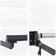 Сгъваем навес Бяло 350 x 250 cm текстил