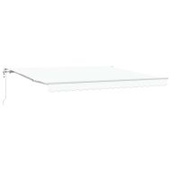 Сгъваем навес 400 × 350 cm Бяло