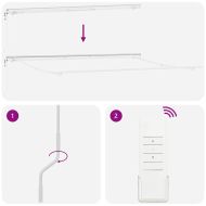 Сгъваем навес 500 × 300 cm Оранжево и кафяво