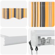 Сгъваем навес Многоцветен 500 × 300 cm Плат, метал