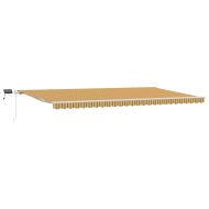 Сгъваем навес с Многоцветен 600 ×300 cm текстил