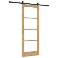 Преплъзваща се врата ORKDAL Естествено и черно 78 x 202 см