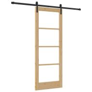 Преплъзваща се врата ORKDAL Естествено и черно 78 x 202 см