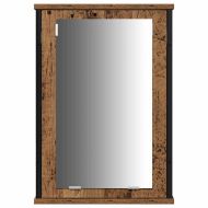 Модулни единици за баня с рафт 3 pcs Кафяво Инженерно дърво