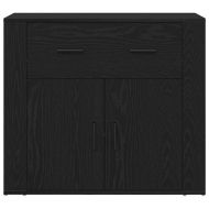 Висок шкаф Черния дъб 80 x 33 x 150 см Инженерно дърво